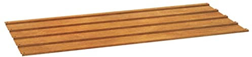 vidaXL Dachplatten 36 Stk., Trapezblech Wellblech, Dachblech Profilblech für Gerätehaus, Metallblech Stahlblech Dach Platten, Grau Cortenstahl