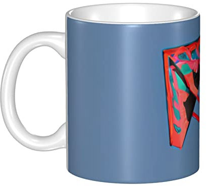 BVMPRS Red Kite Printed Mugs with Handle, Personalized Ceramic Coffee Mug for Residential Cafes