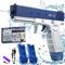 Pistola de agua eléctrica, pistola de agua automática de gran capacidad, pistola de agua de gran alcance, pistola de agua eléctrica para adultos y niños, verano, fiesta de playa, juguete de piscina