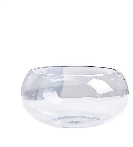 Aquarium Aquarium, ökologisches Aquarium, rundes Goldfisch-Aquarium, Glas-Aquarium, großes Schildkröten-Aquarium, kleines Aquarium, Hydrokultur-Vase Desktop-Aquarium (Size : 005)