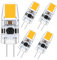 WYAANCCW G4 Led Warmweiss,G4 2W LED Bulbs, Replaces 15W Halogen Bulbs,AC/DC 12-24V LED Lampen Warmweiß,AC 12V Stiftsocked,4 Pack