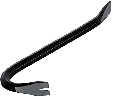 Crowbar Wrecking BAR Steel Claw PRY Timber Nail Pull Remover Chisel 12 18 24 (Steel 12 (300mm))