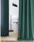 ROOM99 Vorhang mit Kräuselband Laurel 140 x 250 cm Breite x Höhe Verdunkelung Blickdicht Schiebegardinen Curtain Wohnzimmer Schlafzimmer für Schinensystem Dunkelgrün, 1 Stück