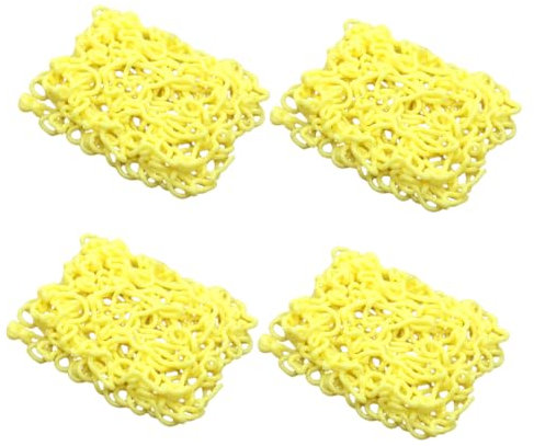 MUSISALY 4stücke Simulierte Instant-Nudeln Figurinen Aus Silikon Lifelike Noodle Requisiten Für Puppenhaus Zubehör Und Fotografie-Dekoration Langlebig Und Farbecht Für Partys