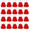 LYQNIHOB 20 Stück Mini Hüte Strickmützen, Mini-Puppe Mini-Mütze Weihnachtsmannmützen Weinflache Hut Mini Puppen Hut Puppenzubehör für Kunsthandwerk Kunst, für Deko Christmasbaumschmuck Puppenzubehör