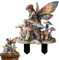 Fee Statue Gartendeko Ornament Miniatur Feen Figuren Blumentopf Pfähle Aus Acryl, Elfen Gartenfiguren Blumentopf Dekoration Für Drinnen Und Draußen, Dekorative Gartenkunst