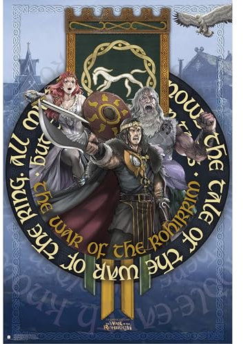 GB eye The Lord of The Rings War of The Rohirrim Characters 61 x 91.5cm Maxi Poster - Shipped Rolled - Art Poster - Wall Posters - Posters & Prints