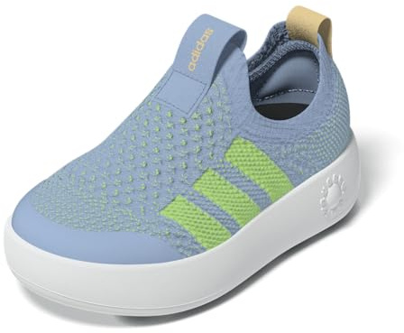 adidas Unisex Children's Bubblecomfy Shoes Infant Shoes, Sky blue, transparent, yellow, orange, 9 Wide Toddler
