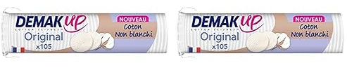 Demak'Up Original Disques, Coton, 105 unités (Lot de 2)