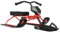 Schlitten Kinder, 121x50x45 cm Lenkschlitten Max. Tragfähigkeit 80 kg Schnee Rennfahrer Schlitten, Ski-Schlitten-Brett, Schnee-Schlitten für Kinder für Kinder und Jugendliche im Alter von 5-18 Jahren