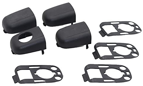 Giuneuow Kit de Adorno de Tapa de Extremo de Manija de Puerta de Coche con TapóN 9101AA para 307 C2 C3