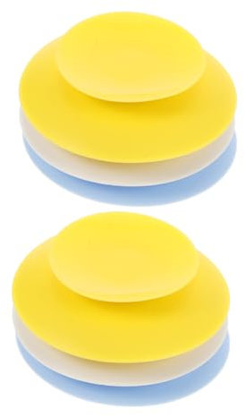 RORPOIR Silikonunterlagen Für Jungen Und Mädchen Teller 6 Stück Schüsselhalter Ohne Unterlage Für Kleinkinder Doppelseitiges Geschirr Stabiles Und Tragbares Design