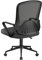naspaluro Computer Desk Chair, Ergonomic Chairs with 3D Lumbar Support, Unique Armrests Mesh Chairs with Metal Claws, Mid-Back Home Office Chair-Black Chair