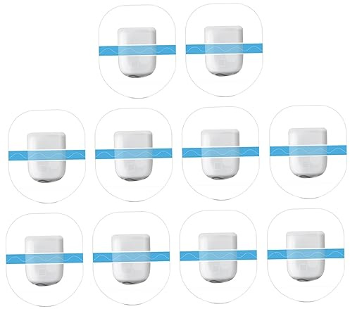 NOLITOY 10stücke Körpersensor-hautaufkleber Selbstklebende Sensor-hautaufkleber Wasserdichte Sensor-hautpflaster Unsichtbare Und Haltbare Fixator-patches Für Sport Und Fitness