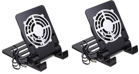 SWOOMEY 2piezas Soporte De Usb Ventilador Refrigerante Para Teléfonos y Switch Soporte Portátil y Ligero Compatible Laptops y Cargadores Portátiles Para Uso Casa y Viajes