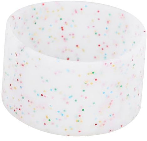 UKCOCO Funda Protectora De Silicona Transparente Reutilizable Para Base De Botellas y Vasos Bota Antideslizante Resistente y Ligera Compatible Con Stanley y Otros Termos Diseño Duradero y