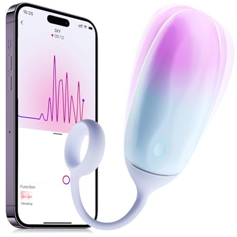 Remote Control Vibrator Sex Toys for Women with APP Control, Desire Spark Egg Vibrator with 10 Vibration Modes, Vibrator Bullet G-spot Dildo Clitoris Vibrators Soft Massage Adult Sex Toys for Couple