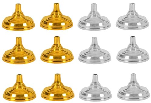 Alasum 12 Stück Teiliges Tisch flaggenhalter aus Stabile Flaggenmast basen in Gold und Silber Fester Standfuß für Büro Konferenzraum Schaufenster und Feierdeko Kompakt und Transportabel