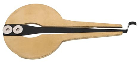 Mongolische Maultrommel aus Metall, Tragbar, Gold, Rund, Authentisch | Bühnenauftritte und Sammlungen, Traditioneller Klang, Elegant, für Musiker und Musikbegeisterte Zufällige Farbe