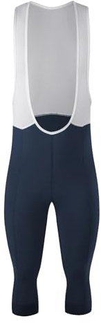 XIEHYA Salopette da Ciclismo in Pile Pantaloni da Ciclismo con Bretelle 3/4 Lunghi in Pile Termico, for Bicicletta Invernale e Freddo