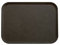 Cambro 1418CT-110 Fiberglas Camtread Rechteckiges Bar-Tablett, Schwarz