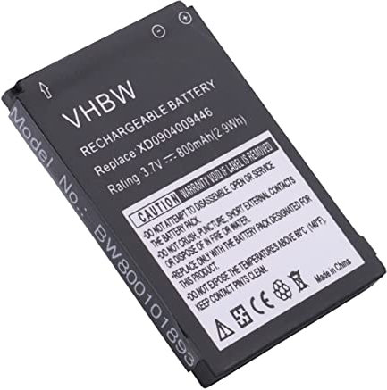 vhbw Battery compatible with Doro PhoneEasy 505 gsm Mobile Phone Smartphone (800mAh, 3.7V, Li-Ion)