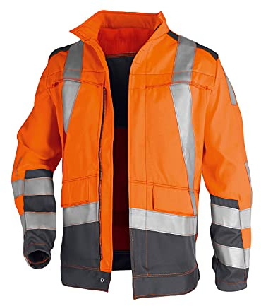 KÜBLER ACTIVIQ Strickjacke – Arbeitsjacke im Stricklook mit Reflex-Details für Werkstatt & Logistik