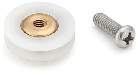 2 x Ersatz Dusche Tür Rollen/Läufer/Räder V gerillt 19 mm Durchmesser LW19