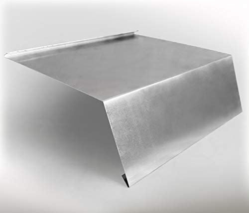 Traufeinlaufblech 9 in Aluminium oder Titanzink (9-3 Aluminium 2m)