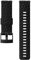 Suunto -Uhrenarmband, f眉r alle Suunto Spartan Sport WRH und Suunto 9 Uhren, Silikon, L盲nge: 22,3 cm, Stegbreite: 24 mm, Schwarz/Schwarz, Inkl. Stifte zur Montage, SS050221000