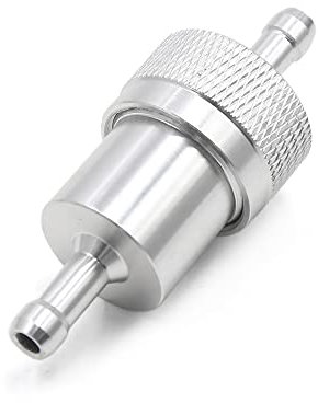 sourcing map 6mm Dmr. Schlauch Aluminiumlegierung Motorrad Öl Benzin Filter Reiniger