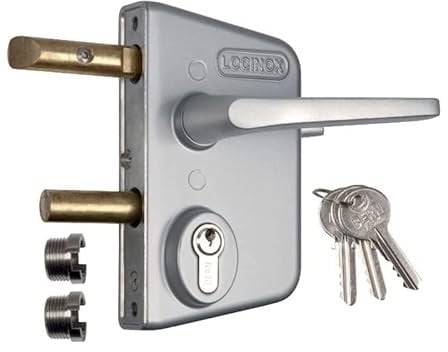 LOCINOX *********************Com SNA60002 Serrure LOCINOX avec Cylindre LCKX40 pour Profil Carre 40-50-60MM, NSP