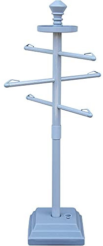 Swimline HYDROTOOLS 89033 Porte-Serviettes réglable de qualité supérieure avec Base lestée à l'eau, Trois Bras Clips sécurisés pour extérieur et intérieur, Piscine, terrasse, Piscine