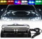 yifengshun multicolore 16 LED Gyrophare application de la loi d'urgence balise danger LED Flash stroboscopique clignotant lumières 12V Camions SUV Intérieur Toit/Dash/Pare-brise