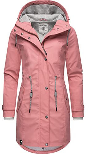 Peak Time Damen Regenmantel L60042 Rosenholz22 Gr. M