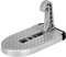 Portable Folding Car Door Step, PASASABLE Multi-Functional Car Door Latch Hook Step with Safety Hammer Function, Assisting in Boarding Roof (Silver)