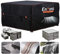 Enzeno Cube Garden Furniture Covers Waterproof for Outdoor, 125 * 125cm, Patio Rattan Cube Set Cover outside, Heavy Duty Oxford Fabric Garden Square Table Cover with Air Vent