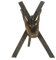 Erotische Bronze Figur | Frauenakt am Kreuz gefesselt | Skulptur Dekoration | (11010)