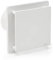 STERR White Bathroom Fan 5 inches / 125 mm - Extractor Fan - Glass Front - Modern Look - BFS125-20 W