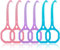 TIESOME Aligner-Entfernungswerkzeug, 6 Stück Unsichtbare Zahnentfernung Aligner Tool Kits Chewies Entfernung Aligner Zahn Haken Oral Corrector Retainer (3 Farben Prismatisch)