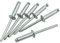 M4 aluminium champignon vis tirant des Rivets casser le mandrin aveugle clou Pop Rivet auto-branchant rivet meubles-12mm, 50 pièces