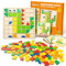Tangram Kinder, Commodum Geometrische Formen Holzpuzzles, Puzzle mit Holz klötzen, Montessori Spielzeug Puzzle mit 120 Formen, 20 Karten, Pädagogisches Spielzeug Ostergeschenke für Kinder 3+
