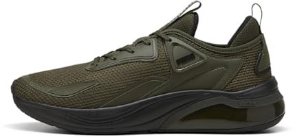 PUMA Unisex Zelle Nervenkitz Sneaker, Dark Olive Black, 35.5 EU