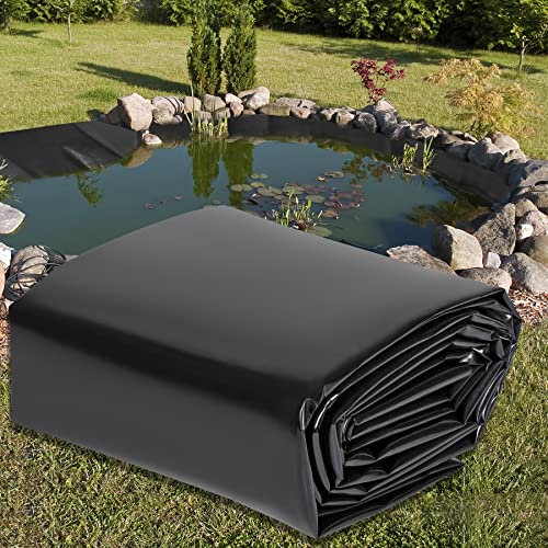 Toriexon LDPE Teichfolie für Außenteich, 3 x 4,5 m, 20 mm, wasserdichte Teichfolie für Fischteich, Gartenbrunnen, Wasserfall