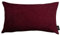 McAlister Textiles Matter Samt Knife Edge | Sofakissen mit Füllung in Weinrot | 60 x 40cm | erhältlich in 25 Farben | griffester Samt | pralles Samtkissen