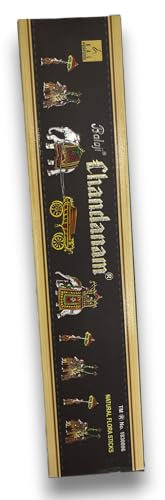 Balaji Incienso Chandanam Sandalo Floral - Natural Flora Sticks - 1 cajetilla de 25gr.