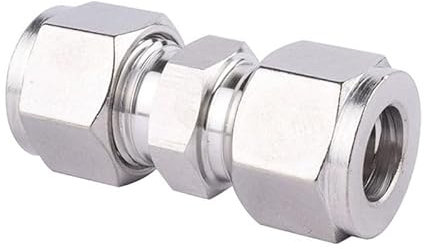 1pc 1/8'' 1/4'' 3/8'' 1/2'' Raccordi a compressione dell'unione diritti Acciaio inossidabile 304 3 4 6 8 10 12 14 16 18 20 22mm(12mm)