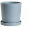 NEBE Jardinières d'extérieur Pot De Fleurs en Céramique Bleue Nordique, Ensemble De Pots en Terre Cuite for Plantes Phalaenopsis, Poterie De Haute Qualité avec Plateau Pots de Plantation