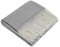 DOMAREX Luxus Schenillowe Plaid Ricky 130x170 cm – Geflochtener, Warmer Überwurf mit Fransen, 300g/m² Polyester, elegant & pflegeleicht – Perfektes Weihnachts