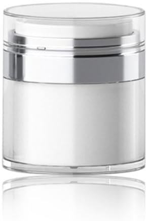 Creme Pumpspender, 15/30/50 ml Airless Pumpspender, Creme Spender, Leer Lotion Pumpflasche, Nachfüllbar Vakuum Kosmetikbehälter für Creme, Lotion, für Reise Home Verwendung (15ml)